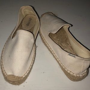 Saludos Canvas Platform Slippers